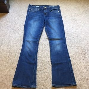 Gap 1969 curvy boot cut jeans.